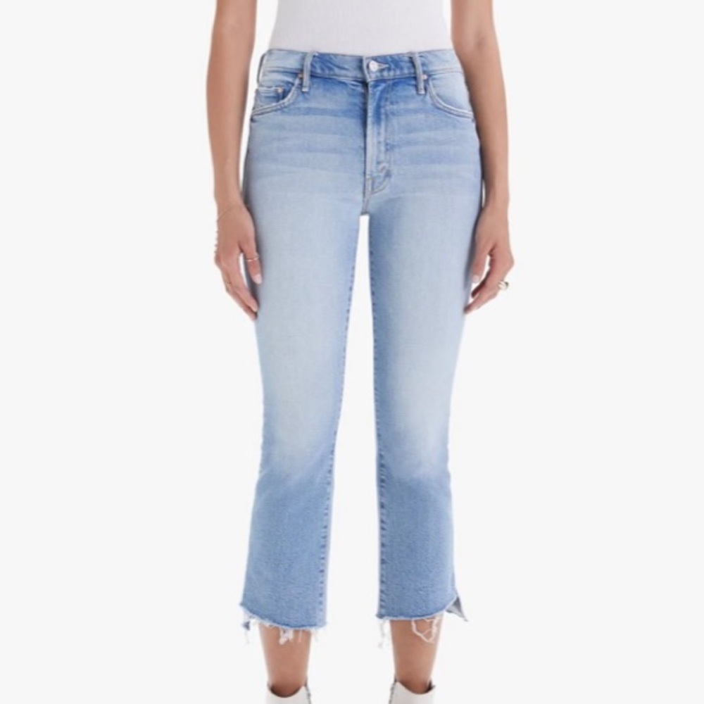 Mother The Insider Crop Step Fray I Confess Size 26